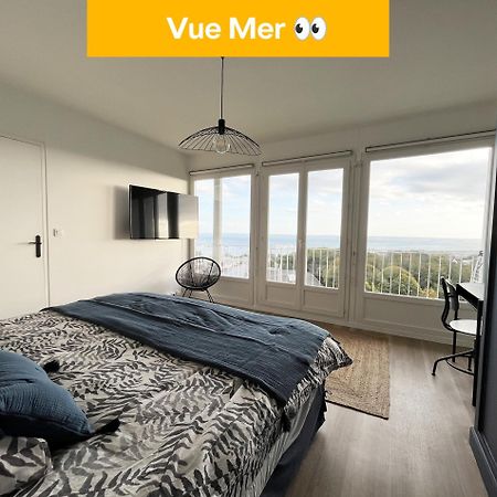 Nouveau! Appartement Vue Mer 180° Et Place Parking 布雷斯特 外观 照片