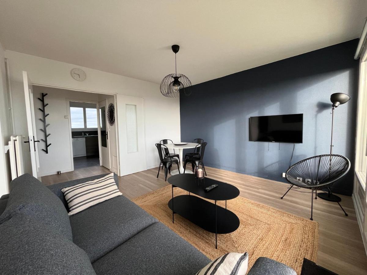 Nouveau! Appartement Vue Mer 180° Et Place Parking 布雷斯特 外观 照片